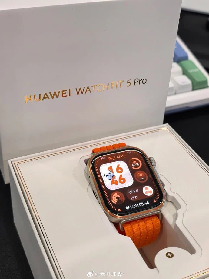 Умные-часы-huawei-watch-fit-5-pro-впервые-засветились-на-живых-фото