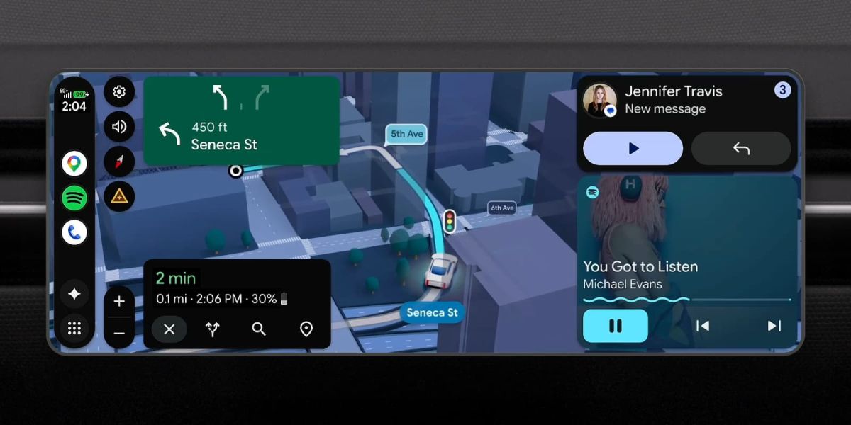 Большое-обновление-android-auto:-детальные-3d-карты,-улучшенный-ИИ-gemini-и-настраиваемые-виджеты