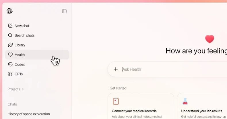 openai-вывела-консультации-о-здоровье-в-отдельный-сервис-chatgpt-health-с-расширенной-защитой-данных