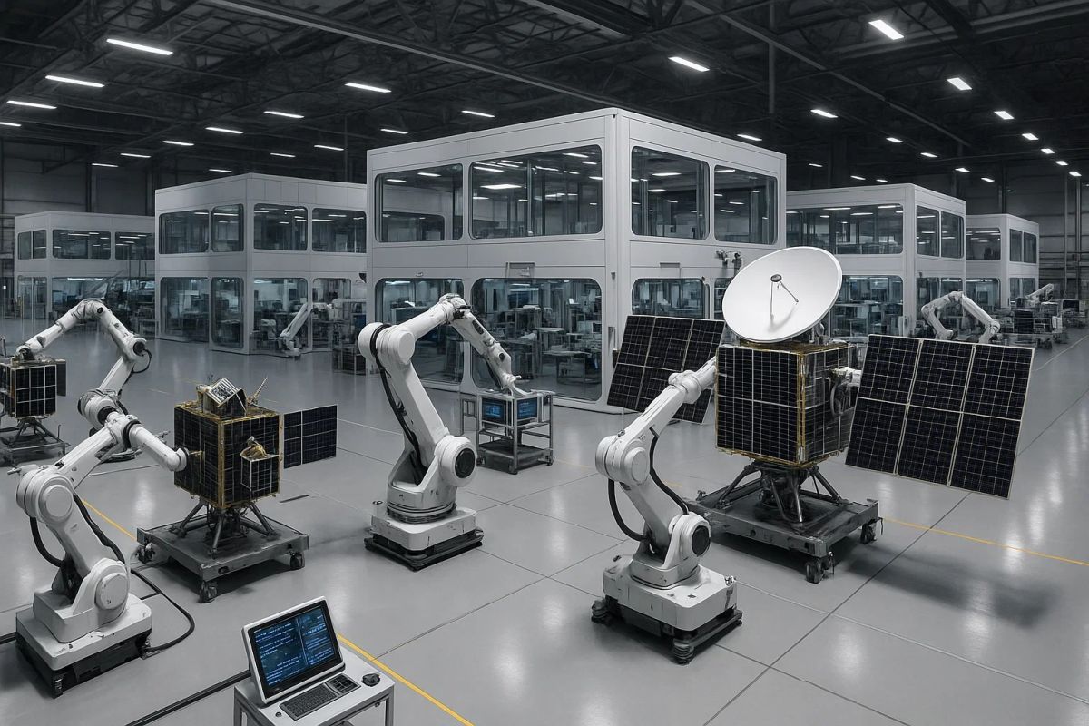 thales-alenia-space-открыла в-Риме-«умный-завод» по-производству-спутников-