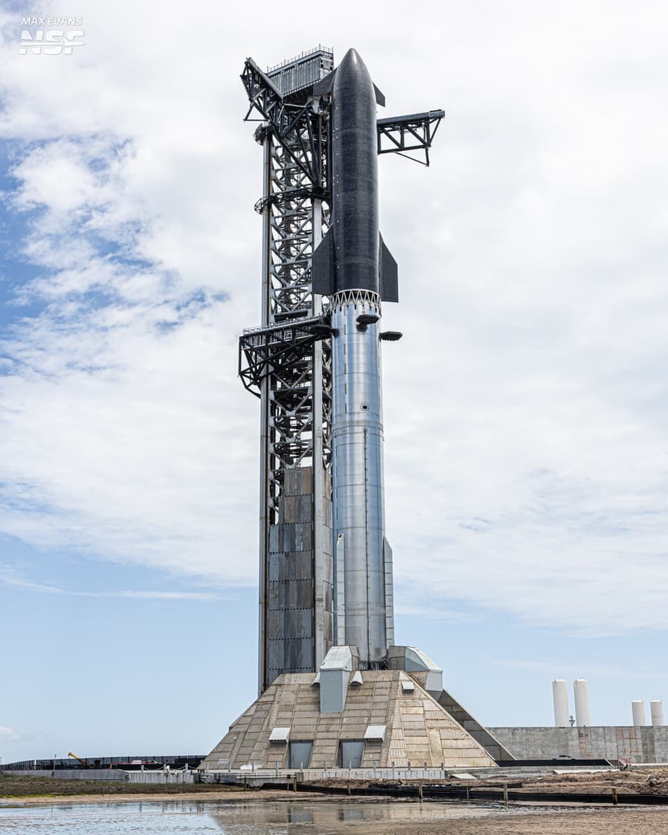 Фото: Илон Маск рассказал, почему сорвался запуск Starship. SpaceX собирает много Starship и Super Heavy нового поколения
