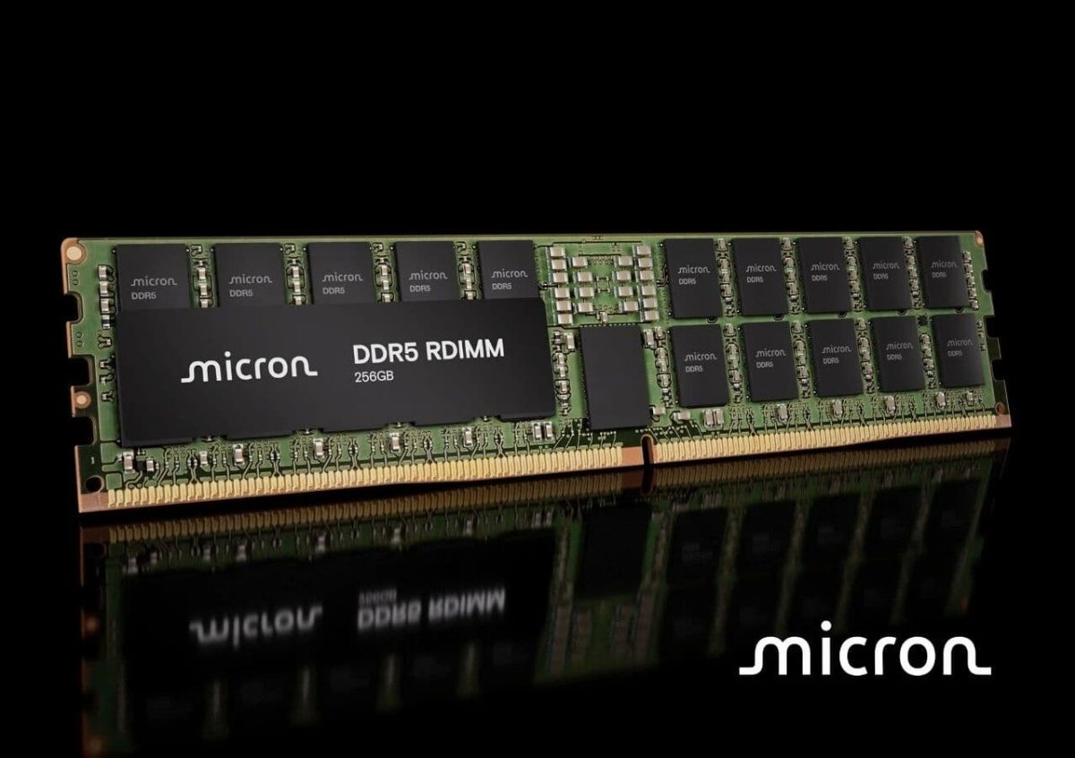 Фото: Представлена память Micron DDR5 RDIMM на 256 ГБ: на 40% быстрее и энергоэффективнее существующей