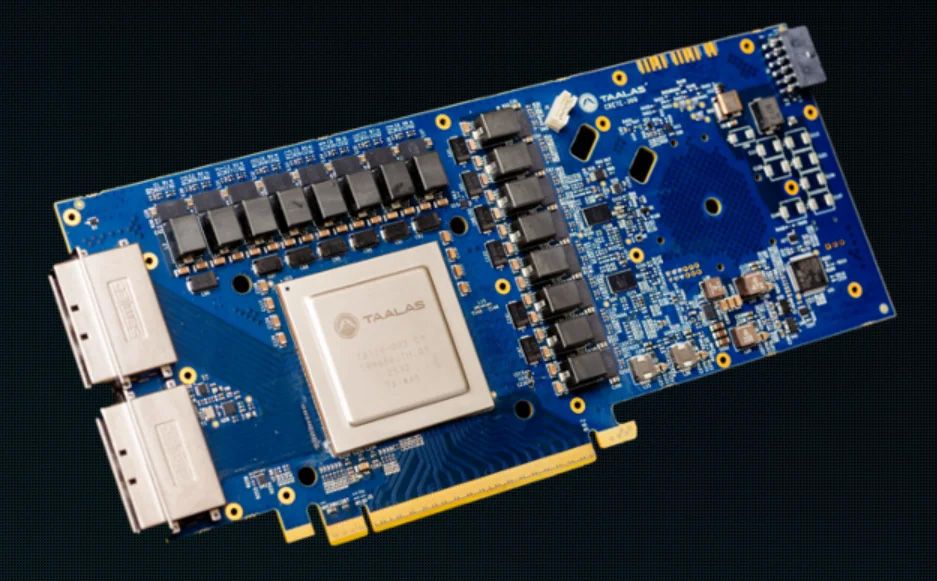 В-10-раз-быстрее-топовых-решений-nvidia-и-в-20-раз-дешевле:-канадский-стартап-taalas-создал-оригинальный-ускоритель-для-ИИ,-в-котором-нейросеть-«впаяна»-в-кремний