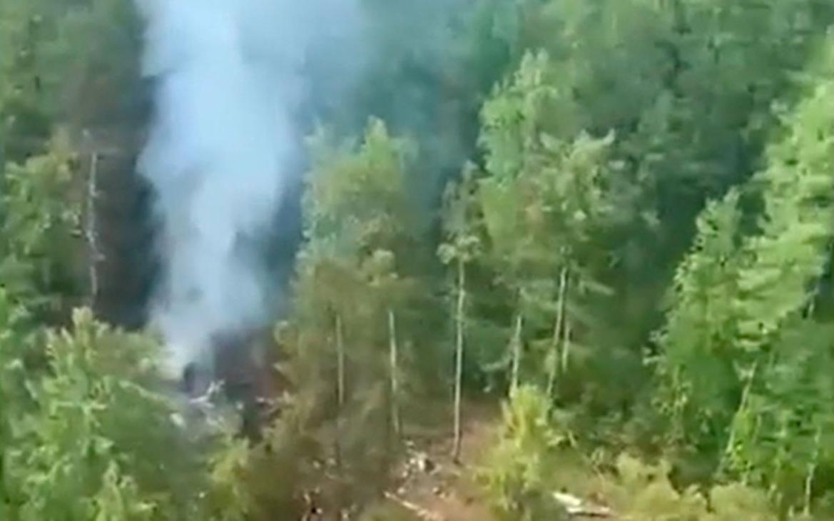 Росавиация-показала-место-крушения-самолета-Ан-24.-Видео