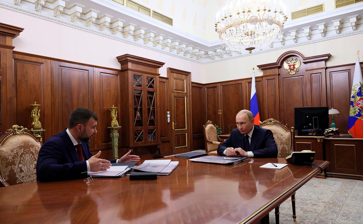 Путин-указал-Пушилину-на-проблему-с-водой-в-ДНР