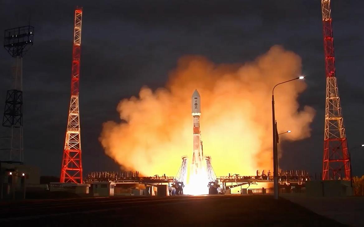 Минобороны-опубликовало-видео-запуска-«Союз-2.1б»-с-космодрома-Плесецк
