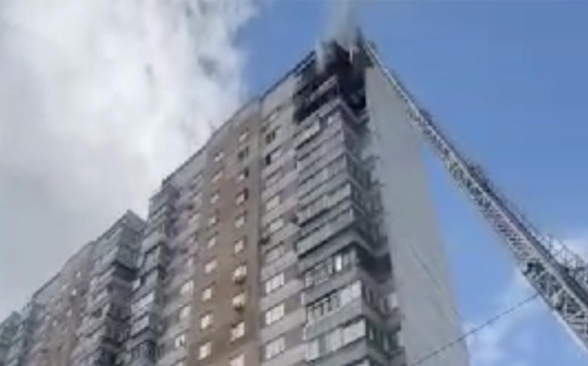 МЧС-потушило-пожар-в-многоэтажке-в-Люберцах