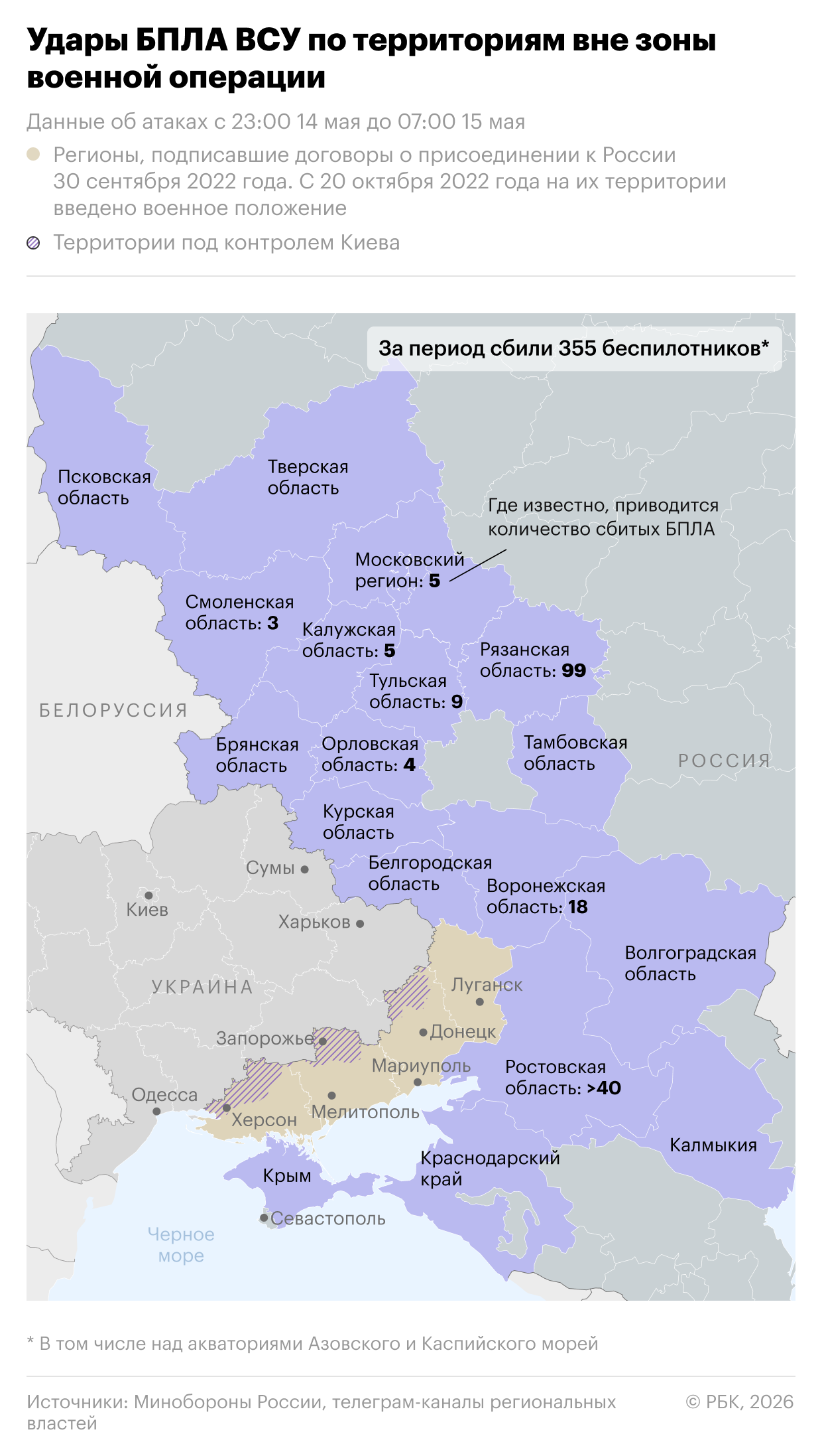 За-ночь-в-Воронежской-области-сбили-17-дронов,-в-Калужской —-шесть